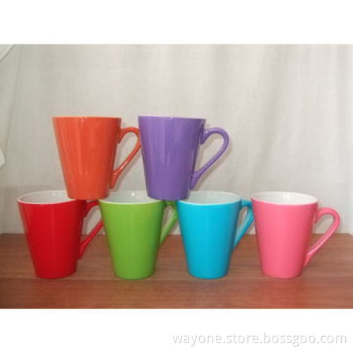 Promotional mugs, 12oz volume, with customer's logo, ideal for gifts and promotions, various colors